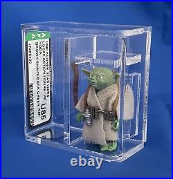 Vintage Star Wars Yoda Figure Graded AFA U85+ 85% NM Near Mint Brown Snake 1980