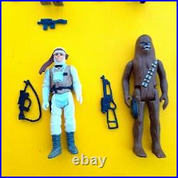Vintage Star Wars x14 Complete Figures Job Lot 100% Original Weapons/Accessories