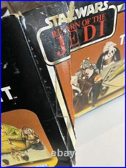 Vintage Starwars Boxed Jabba The Hut Action Playset ROTJ
