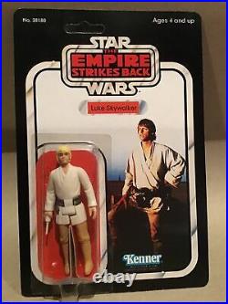Vintage Style Custom Star Wars ESB Backing Card Luke Skywalker