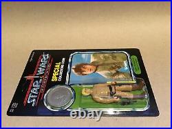 Vintage Style Custom Star Wars POTF Backing Card & Coin Luke Skywalker Bespin