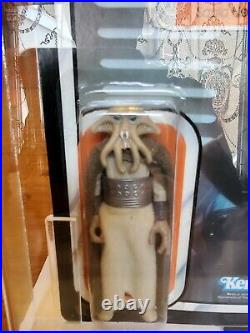 Vintage star wars figure squid head 1983 Carded And Graded