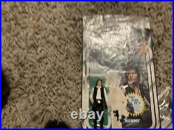 Vintage star wars han solo small head In case and large head with card