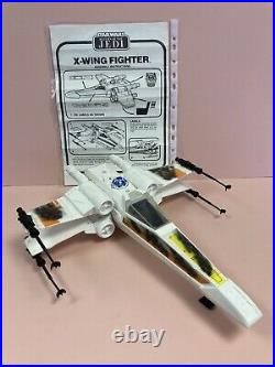 X-wing Fighter Vehicle Ship Vintage Star Wars Figures BRILLIANT! Very Clean